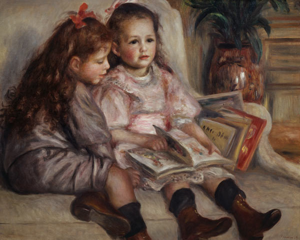 Jean and Geneviève Caillebotte from Pierre-Auguste Renoir