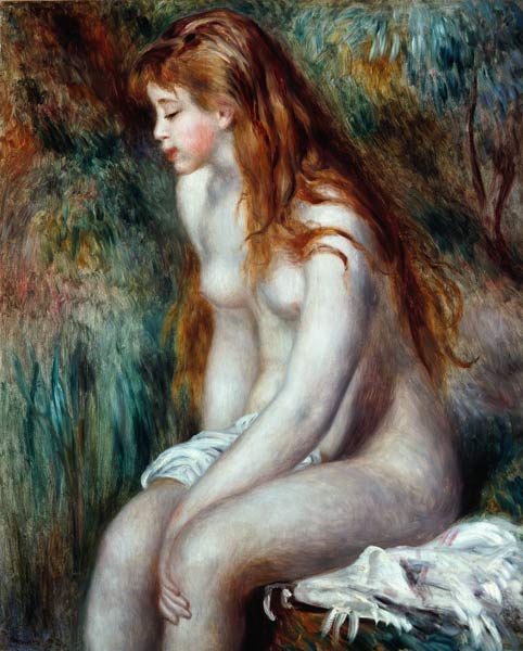 Young ones bathing from Pierre-Auguste Renoir