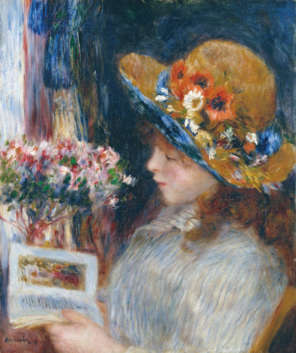 Reading Girl from Pierre-Auguste Renoir