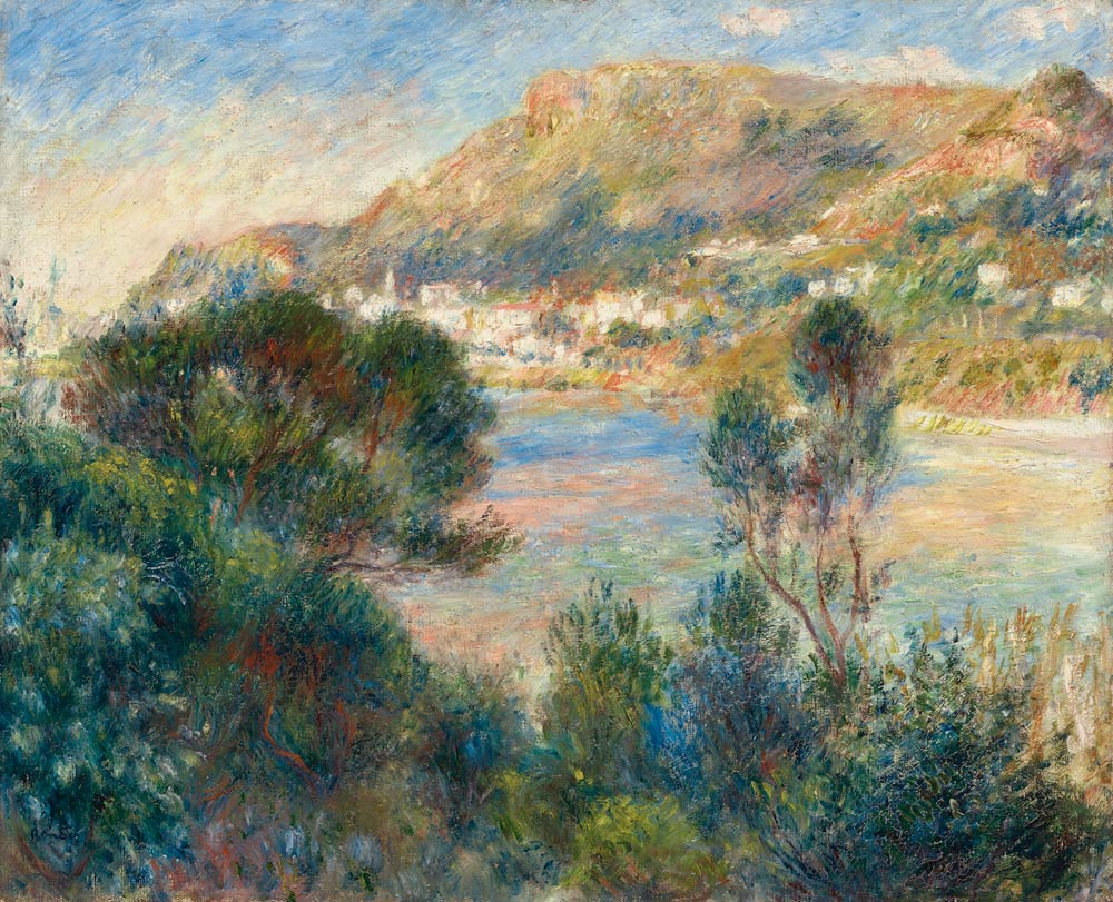 Blick auf Monte Carlo von Cap Martin from Pierre-Auguste Renoir