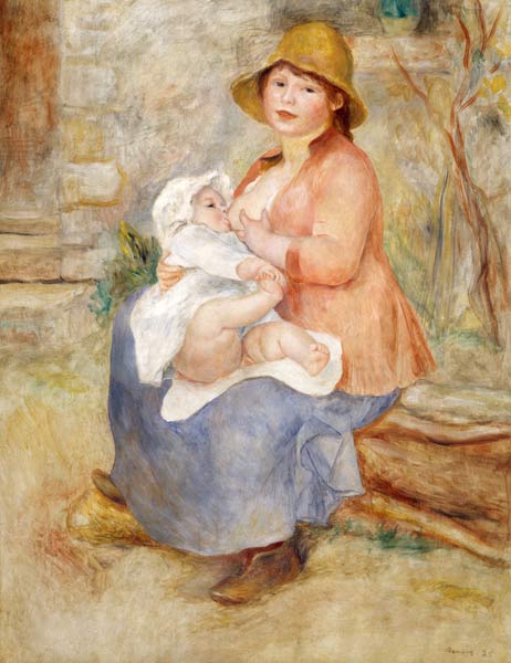A.Renoir / Mother s Joy (Breastfeeding) from Pierre-Auguste Renoir