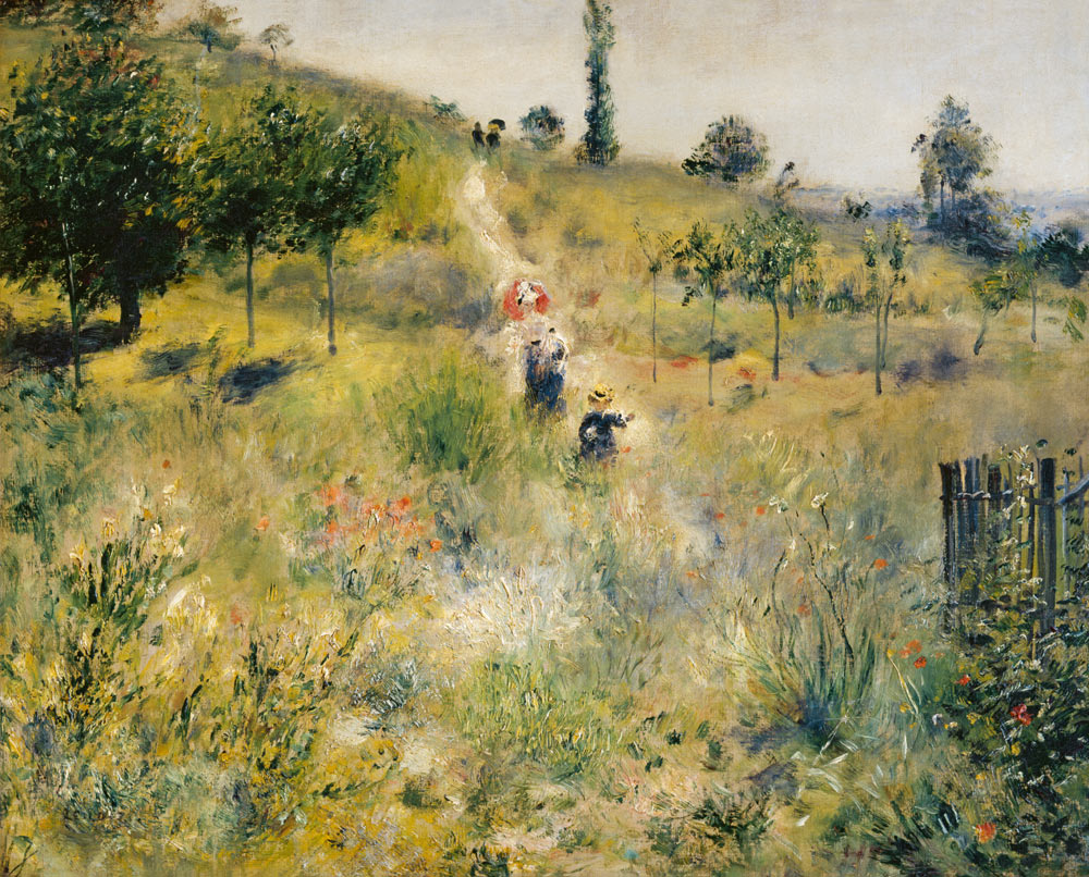 Auguste Renoir, Chemin montant... 1876/7 from Pierre-Auguste Renoir