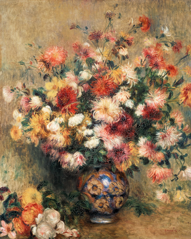 Dahlias from Pierre-Auguste Renoir