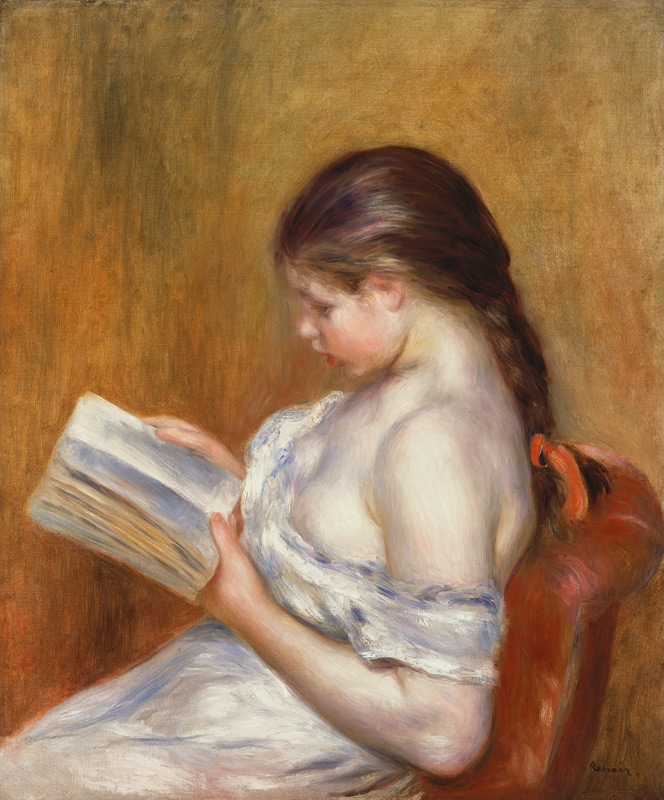 Die Lektüre from Pierre-Auguste Renoir