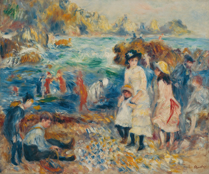 Renoir /Enfants au bord de la mer /1883 from Pierre-Auguste Renoir
