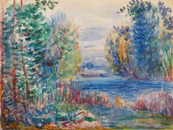 River Landscape from Pierre-Auguste Renoir