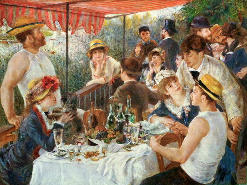 Luncheon of the Boating Party from Pierre-Auguste Renoir