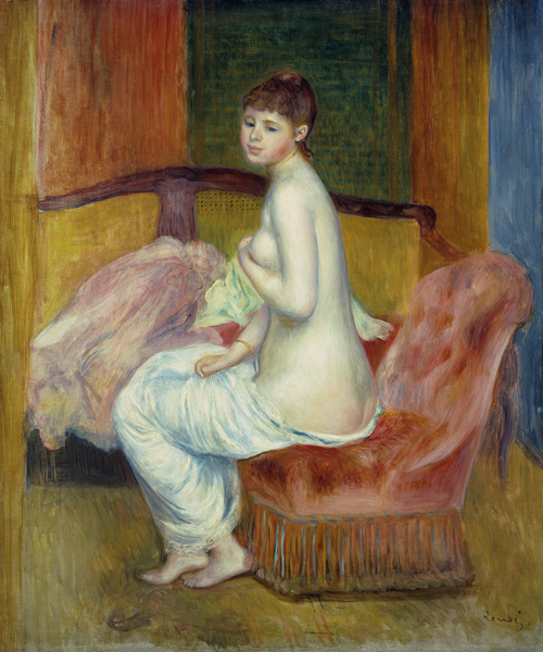 Young female act, sedentary. from Pierre-Auguste Renoir