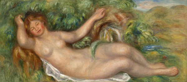 La source (Nu allongé) from Pierre-Auguste Renoir