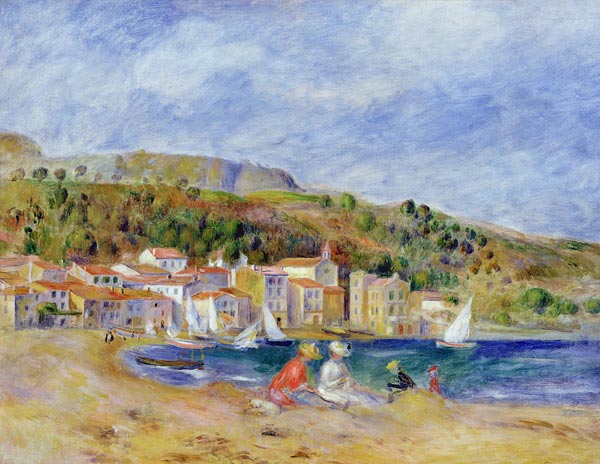Le Lavandou (oil on canvas) from Pierre-Auguste Renoir