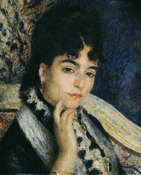 Portrait of Madame Alphonse Daudet (1844-1940) from Pierre-Auguste Renoir