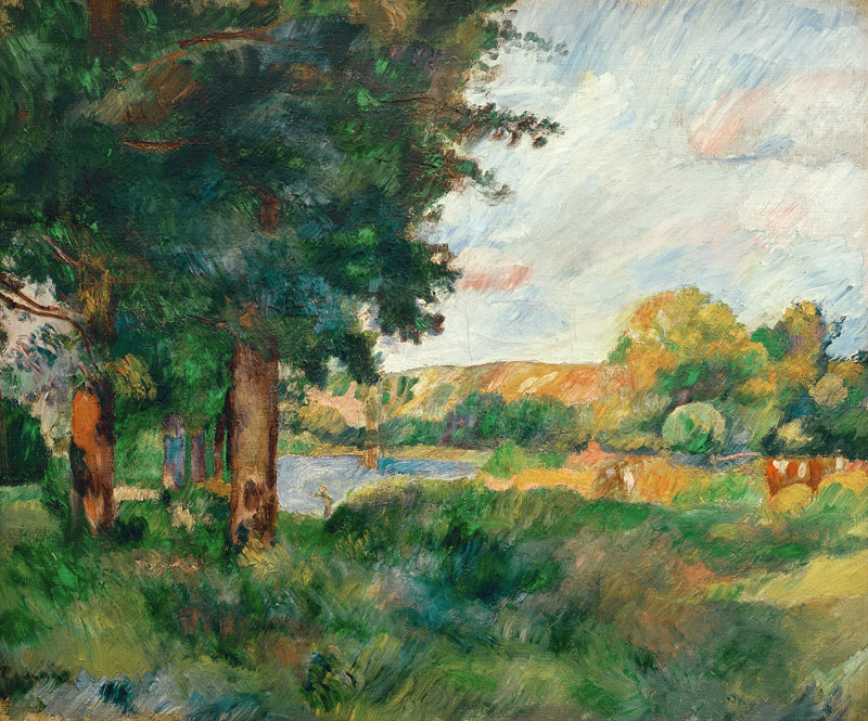 Renoir / Ile de France landscape /c.1885 from Pierre-Auguste Renoir