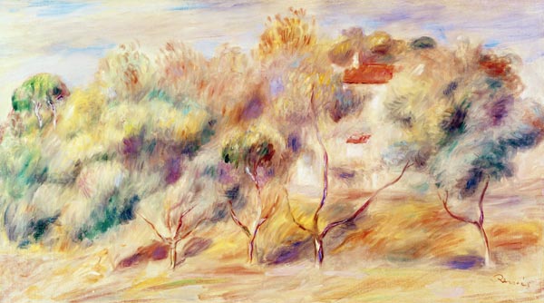 Les Colettes, Cagnes-sur-Mer from Pierre-Auguste Renoir