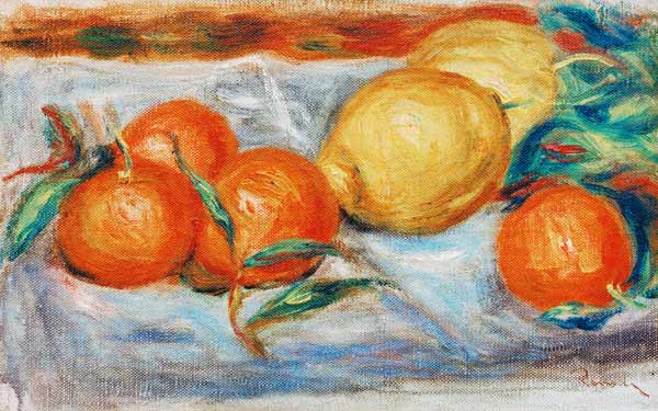 A.Renoir, Stilleben mit Zitrusfrüchten from Pierre-Auguste Renoir