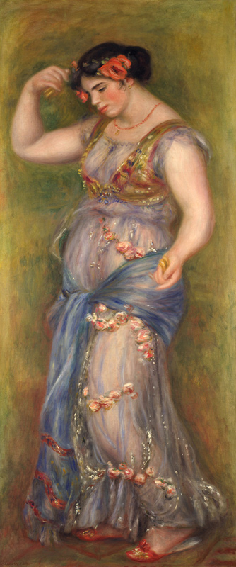 Dancing Girl with Castanets from Pierre-Auguste Renoir