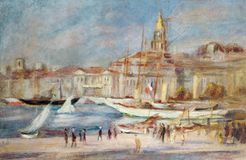 The Old Port of Marseilles from Pierre-Auguste Renoir