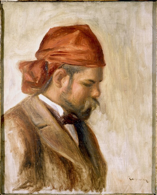 Ambroise Vollard in a Red Bandana from Pierre-Auguste Renoir