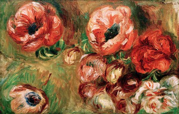 A.Renoir, Die Anemonen from Pierre-Auguste Renoir