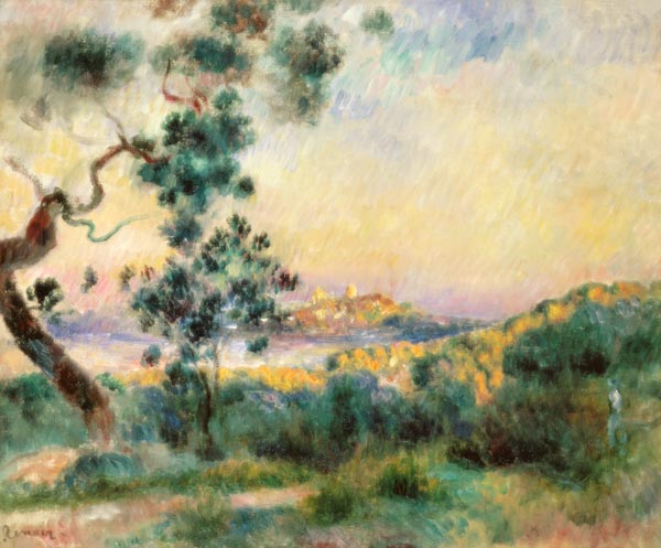 View of Antibes. from Pierre-Auguste Renoir