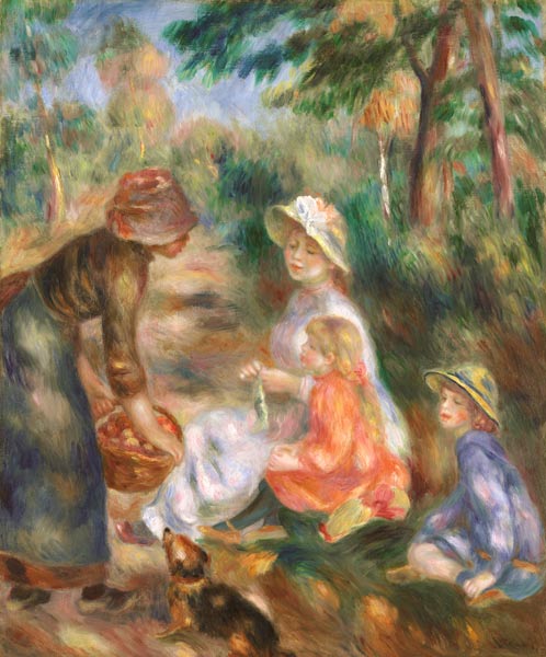 A.Renoir, Apfelverkäuferin from Pierre-Auguste Renoir