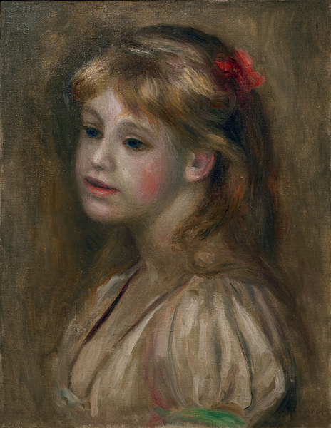 A.Renoir, Porträt eines Mädchens from Pierre-Auguste Renoir