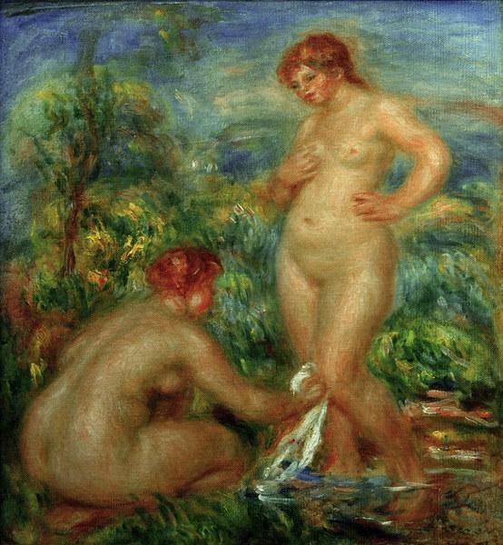 A.Renoir, Zwei Badende from Pierre-Auguste Renoir