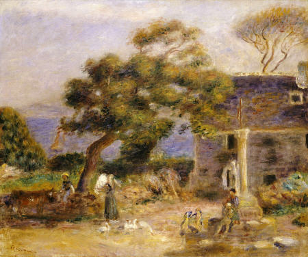 A View of Treboul from Pierre-Auguste Renoir