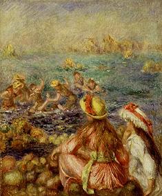 Taking a bath from Pierre-Auguste Renoir