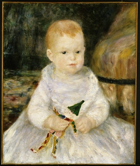 Child with a toy clown from Pierre-Auguste Renoir