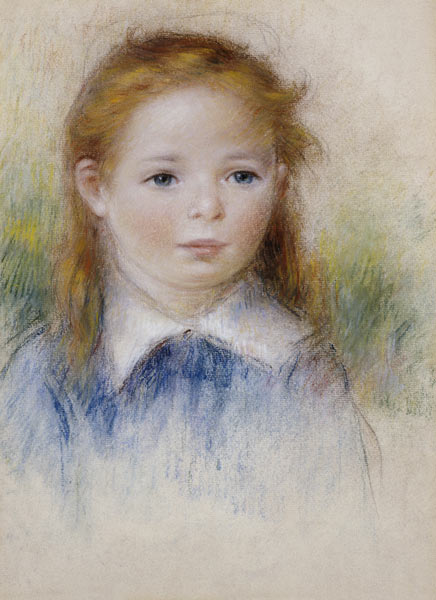 Portrait De Fillette from Pierre-Auguste Renoir