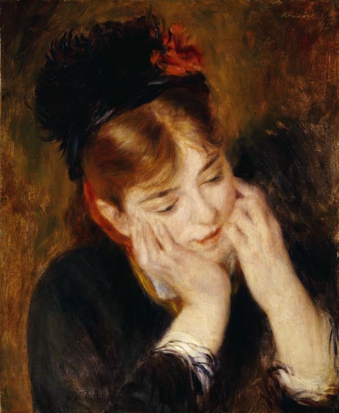 Contemplation from Pierre-Auguste Renoir