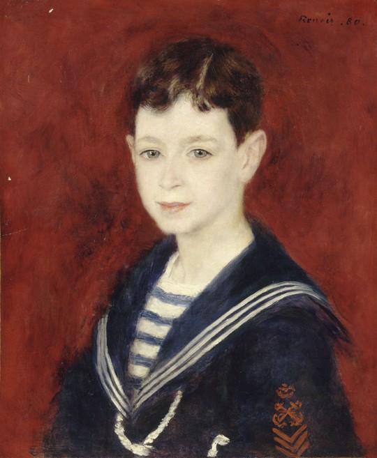 Fernand Halphen as a Boy from Pierre-Auguste Renoir