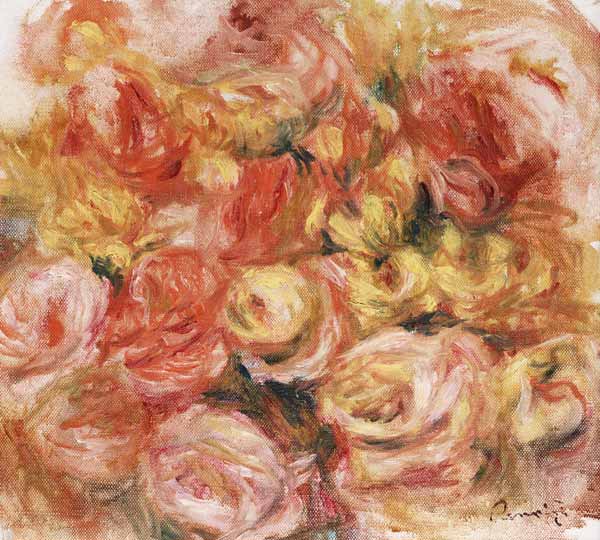 Flower Sketch, c.1914 from Pierre-Auguste Renoir