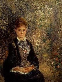 Young woman in the garden (La Grisette) from Pierre-Auguste Renoir