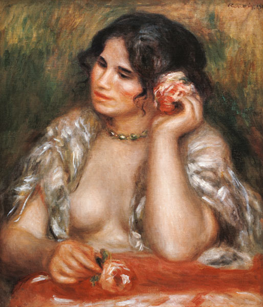Gabriele with Rose from Pierre-Auguste Renoir