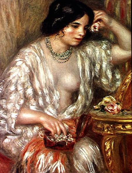 Gabrielle with Jewellery from Pierre-Auguste Renoir