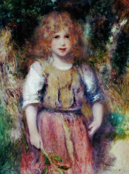 Gypsy Girl from Pierre-Auguste Renoir
