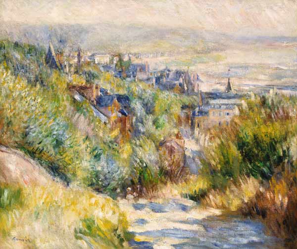 The Heights At Trouville from Pierre-Auguste Renoir