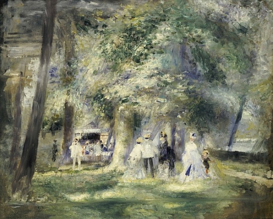 In the Park at Saint-Cloud from Pierre-Auguste Renoir