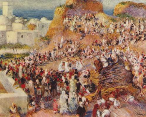 The Kasbah in Algiers from Pierre-Auguste Renoir
