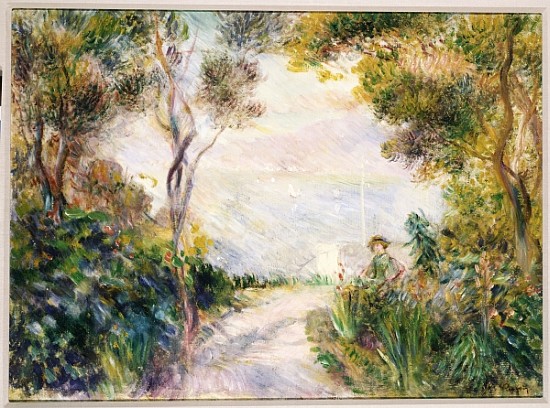 Landscape, End of the Path (View of Naples) from Pierre-Auguste Renoir