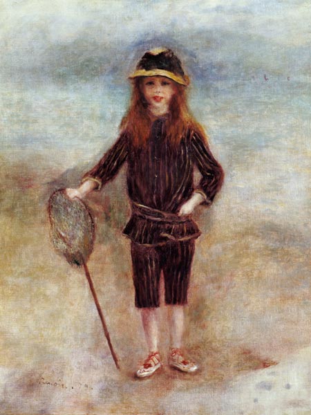The Little Fisherwoman (Marthe Berard) from Pierre-Auguste Renoir