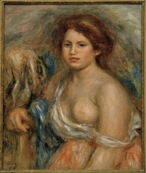 P.-A.Renoir, Brustbildnis from Pierre-Auguste Renoir