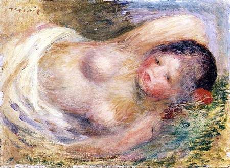 Reclining Nude from Pierre-Auguste Renoir