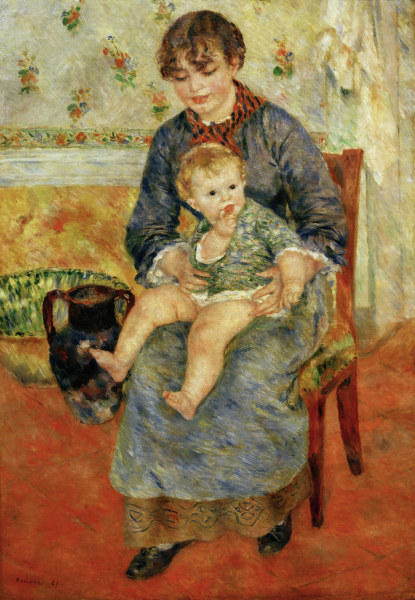 Renoir / Mere et enfant / 1881 from Pierre-Auguste Renoir