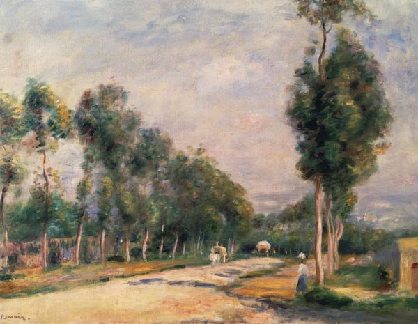 Renoir / Road near Louveciennes / 1895 from Pierre-Auguste Renoir