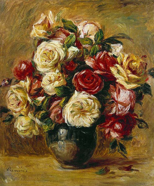 Bouquet of Roses from Pierre-Auguste Renoir