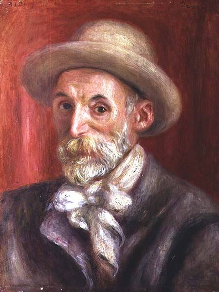 Self portrait from Pierre-Auguste Renoir