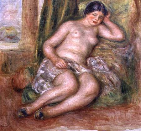 Sleeping Odalisque, or Odalisque in Turkish Slippers from Pierre-Auguste Renoir