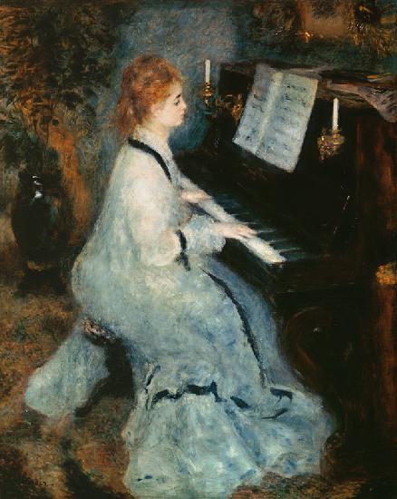 Woman at the piano